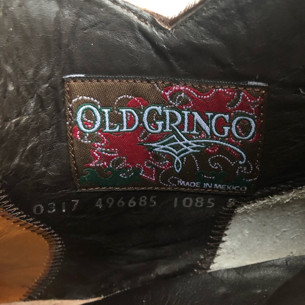 Old Gringo Brown Cow Hair Embroider Ankle Booties - Picture 9 of 9